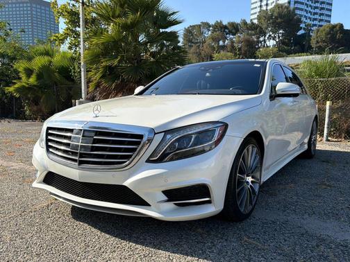 White 2016 Mercedes-Benz S-Class S 550 Sedan 4D