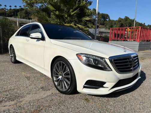 White 2016 Mercedes-Benz S-Class S 550 Sedan 4D