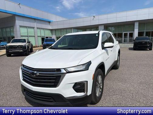 Summit White 2023 Chevrolet Traverse LT Leather