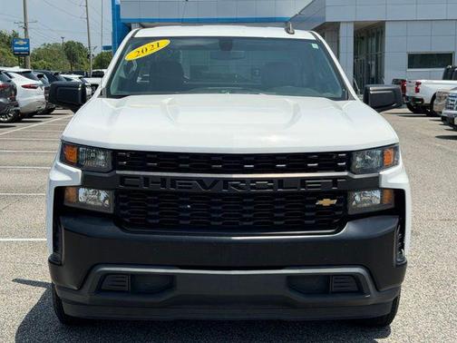 Summit White 2021 Chevrolet Silverado 1500 WT
