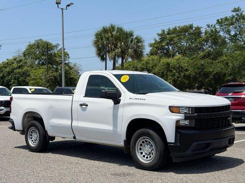 Summit White 2021 Chevrolet Silverado 1500 WT