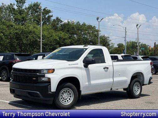 Summit White 2021 Chevrolet Silverado 1500 WT