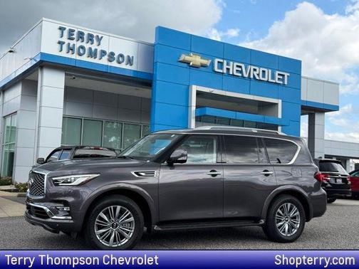 Anthracite Gray 2024 INFINITI QX80 Luxe