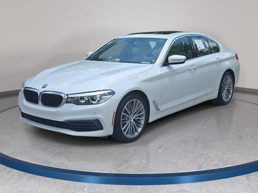 Mineral White Metallic 2020 BMW 540 540i