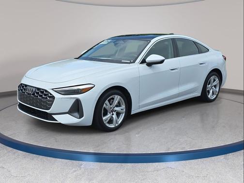 Glacier White Metallic 2025 Audi A5 Premium TFSI quattro S tronic