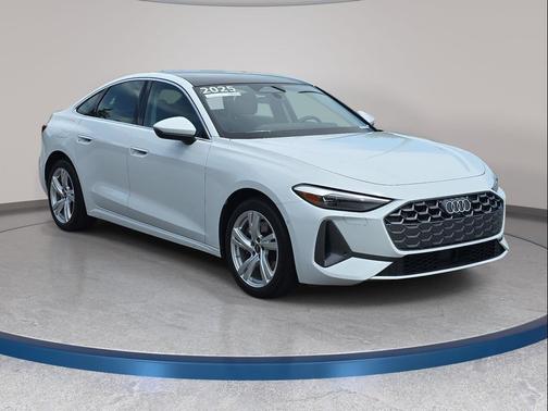 Glacier White Metallic 2025 Audi A5 Premium TFSI quattro S tronic