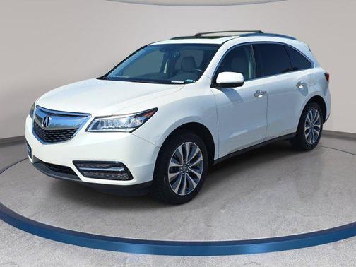 White Diamond Pearl 2014 Acura MDX 3.5L