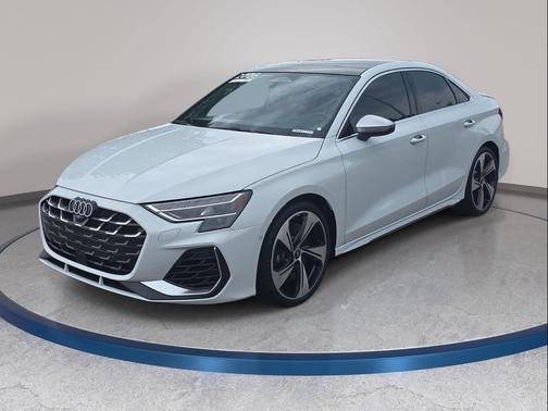 Glacier White Metallic 2026 Audi S3 TFSI quattro S tronic
