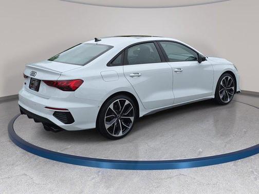Glacier White Metallic 2024 Audi S3 Premium TFSI quattro S tronic