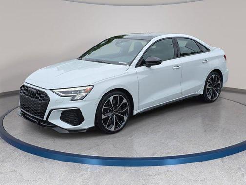 Glacier White Metallic 2024 Audi S3 Premium TFSI quattro S tronic