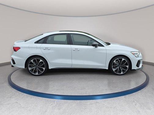 Glacier White Metallic 2024 Audi S3 Premium TFSI quattro S tronic
