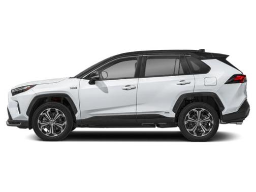 Wind Chill Pearl/Midnight Black Metallic 2025 Toyota RAV4 Hybrid SE