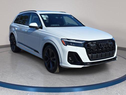 Glacier White Metallic 2026 Audi Q7 55 Premium Plus