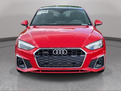 Progressive Red Metallic 2024 Audi A5 Sportback 45 S Line Premium
