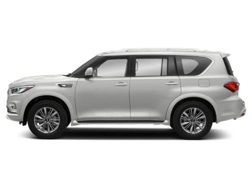 Moonstone White 2019 INFINITI QX80 Luxe