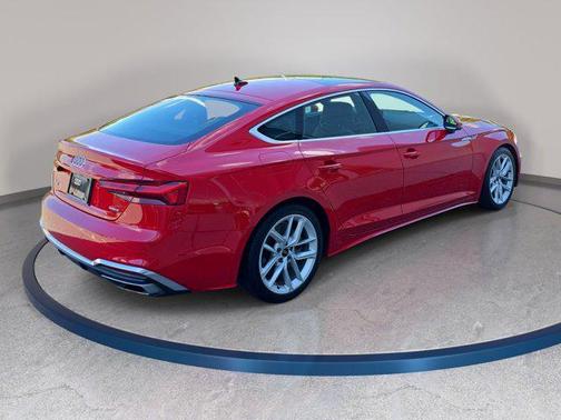 Progressive Red Metallic 2024 Audi A5 Sportback 45 S Line Premium Plus