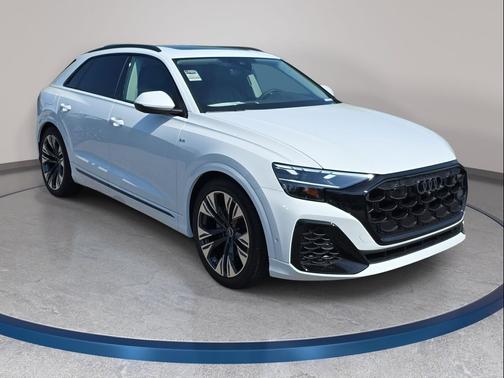 Glacier White 2026 Audi Q8 55 Premium Plus