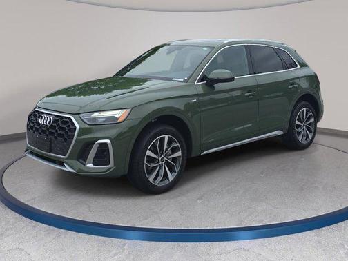 District Green Metallic 2024 Audi Q5 45 S line Premium Plus