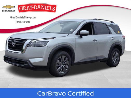 Brilliant Silver Metallic 2025 Nissan Pathfinder SV 4WD