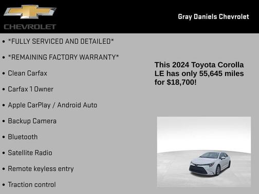 2024 Toyota Corolla LE