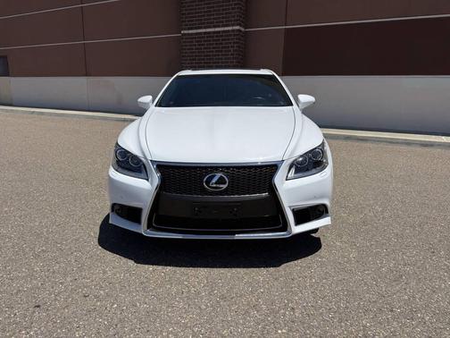 White 2016 Lexus LS 460 Base