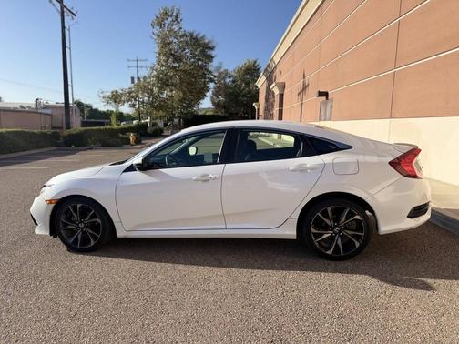 White 2020 Honda Civic Sport