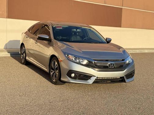 Silver 2018 Honda Civic EX