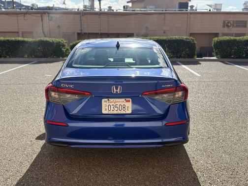 Blue 2024 Honda Civic EX