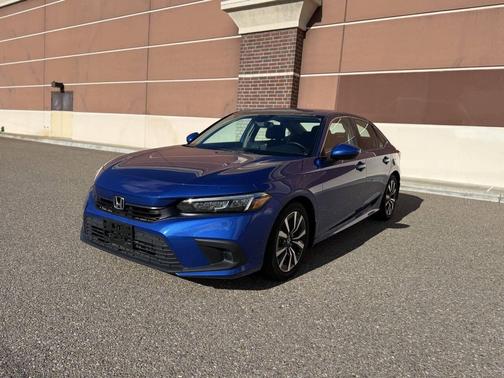 Blue 2024 Honda Civic EX