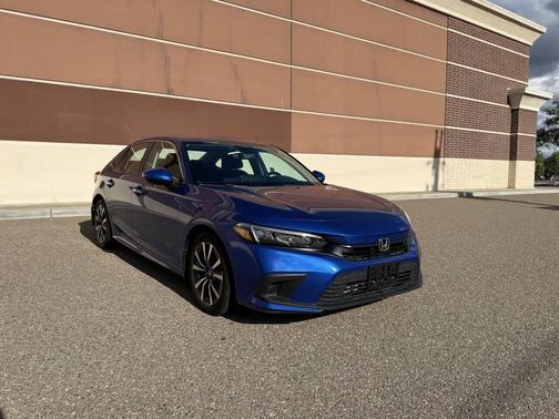 Blue 2024 Honda Civic EX