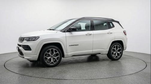 Bright White Clearcoat 2025 Jeep Compass Limited