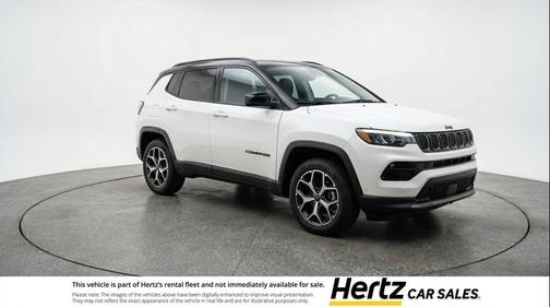 Bright White Clearcoat 2025 Jeep Compass Limited