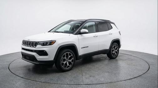 Bright White Clearcoat 2025 Jeep Compass Limited