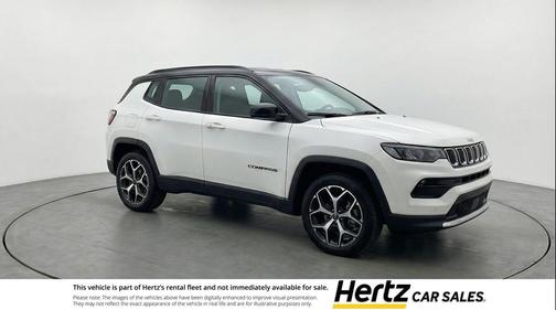Bright White Clearcoat 2025 Jeep Compass Limited