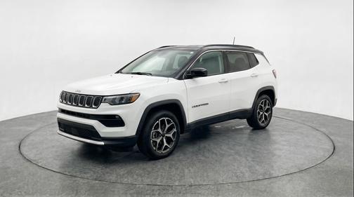 Bright White Clearcoat 2025 Jeep Compass Limited
