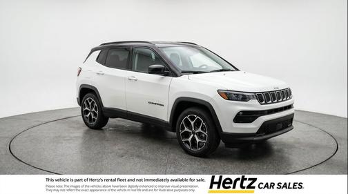 Bright White Clearcoat 2025 Jeep Compass Limited