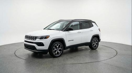 Bright White Clearcoat 2025 Jeep Compass Limited