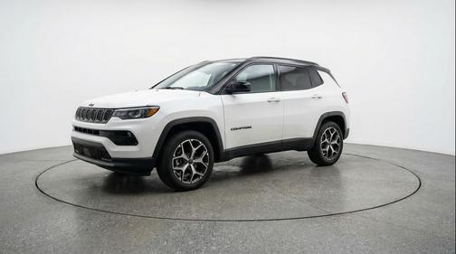 Bright White Clearcoat 2025 Jeep Compass Limited