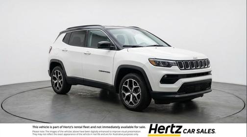 Bright White Clearcoat 2025 Jeep Compass Limited