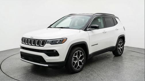 Bright White Clearcoat 2025 Jeep Compass Limited