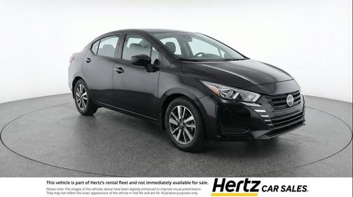 Super Black 2025 Nissan Versa 1.6 SV
