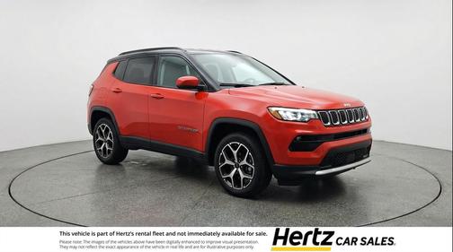Red Hot Pearlcoat 2025 Jeep Compass Limited