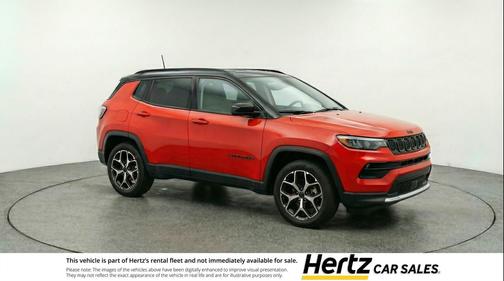 Red Hot Pearlcoat 2025 Jeep Compass Limited
