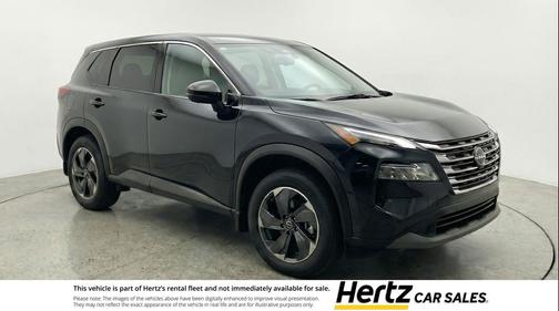 Super Black 2025 Nissan Rogue SV