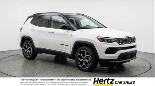 Bright White Clearcoat 2025 Jeep Compass Limited