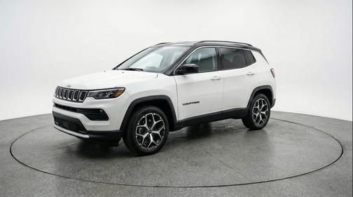 Bright White Clearcoat 2025 Jeep Compass Limited
