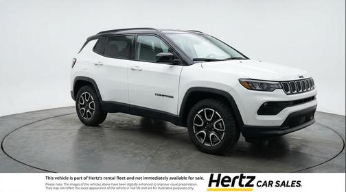 White 2025 Jeep Compass Trailhawk