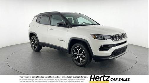 Bright White Clearcoat 2025 Jeep Compass Limited
