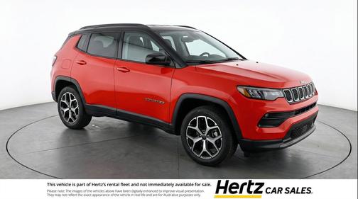 Red Hot Pearlcoat 2025 Jeep Compass Limited
