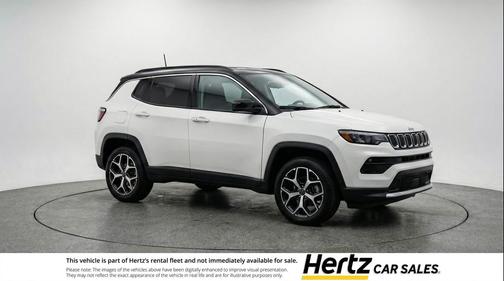 Bright White Clearcoat 2025 Jeep Compass Limited